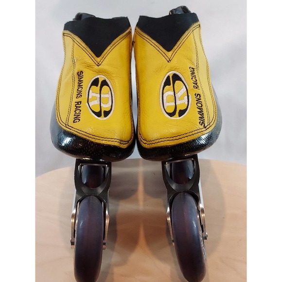 Simmons Racing Action Carbon 5 Wheel Speed Skates w/Bag size 8 - Picture 5 of 12